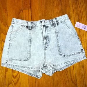 Wild Fable Size 12 Stonewashed Utility Shorts